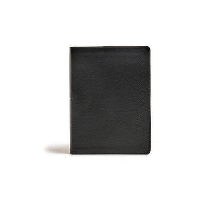 CSB Tony Evans Study Bible, Black Genuine Leather, Indexed - (Leather Bound)