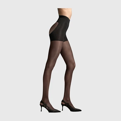 Leggs Womens 20 Denier 360 Contour Sheer Tights - Black