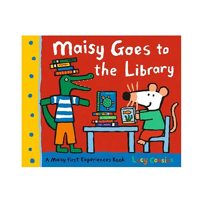 Maisy Goes to the Library - (Maisy First Experiences) by Lucy Cousins (Paperback)