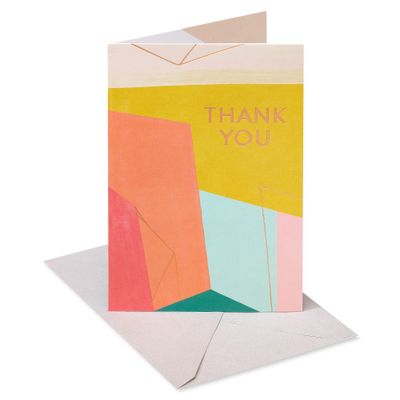 Geometric Thank You Card