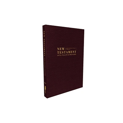 Niv, New Testament with Psalms and Proverbs, Pocket-Sized, Paperback, Burgundy, Comfort Print - by Zondervan