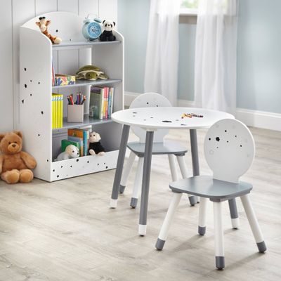 Quincy Kids' Desk and Chair Set White/Pink - Buylateral