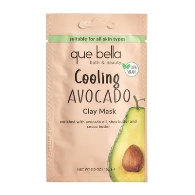 Que Bella Cooling Avocado Clay Mask - 0.5oz