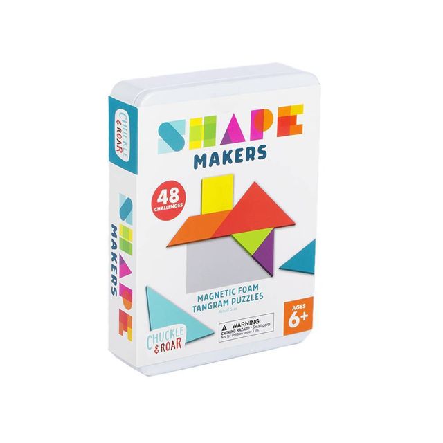 Chuckle & Roar Shape Makers Magnetic Foam Tangrams Game