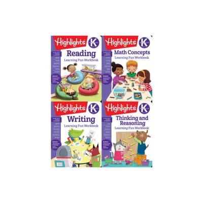 Highlights Kindergarten Learning Workbook Pack - (Highlights Learning Fun Workbooks) by Highlights Learning (Mixed Media Product)