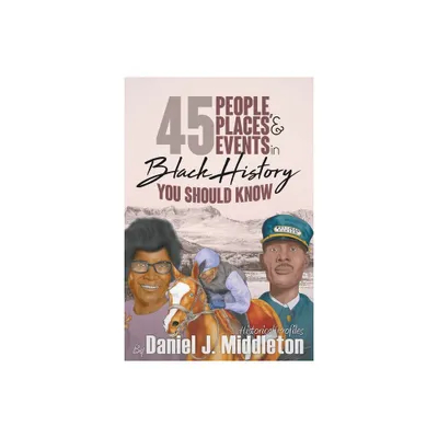 45 People, Places, and Events in Black History You Should Know - by Daniel J Middleton (Paperback)