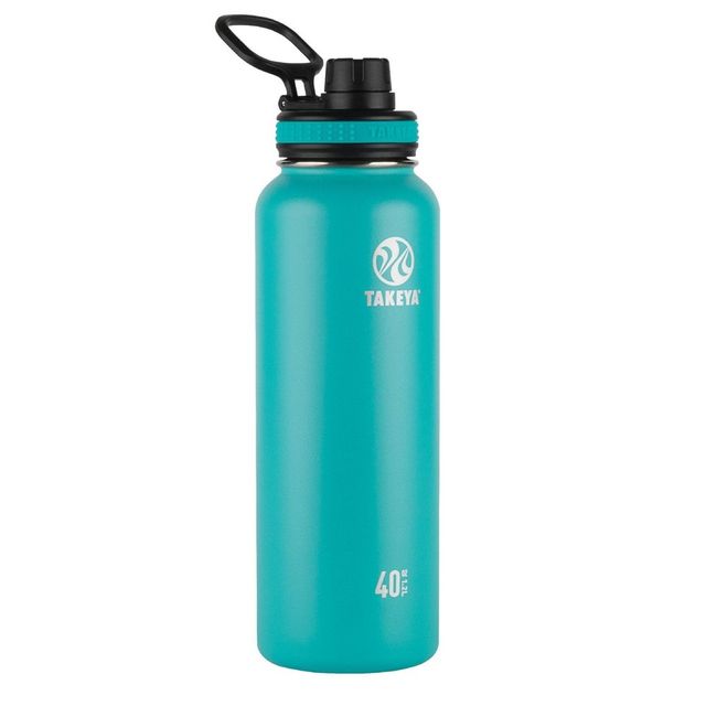 ThermoFlask 24 oz Insulated Stainless Steel Bottle with Chug and Straw  Lids, Cobalt 