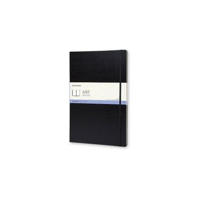 Moleskine Art Sketchbook A3 Black: Plain Paper, Hard Cover, Elastic Closure, 96 Pages, FSC Certified