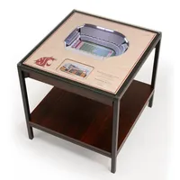 NCAA Washington State Cougars 25-Layer StadiumViews Lighted End Table