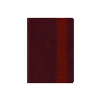 Study Bible-ESV-Large Print Trellis Design - (Leather Bound)