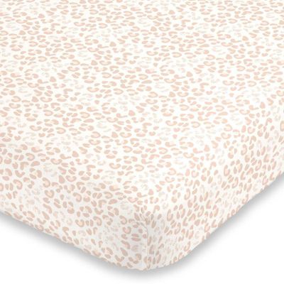 NoJo Neutral Cheetah Crib Sheet