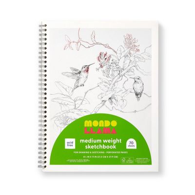 6x9 Medium Weight Drawing Paper Pad - Mondo Llama™