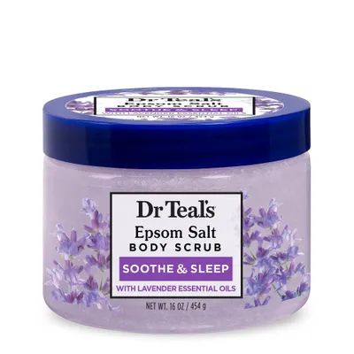 Dr Teals Exfoliate & Renew Lavender Epsom Salt Body Scrub - 16oz