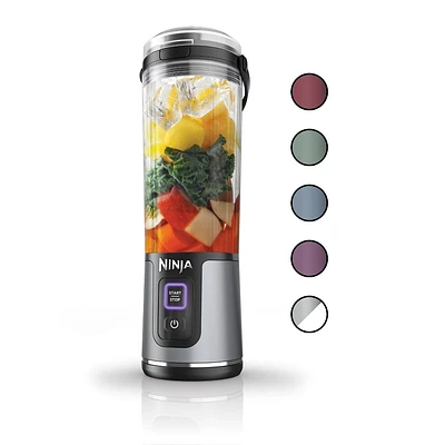 Ninja Blast 18oz Portable Blender Black BC151BK: Cordless Personal Smoothie Blender, Stainless Steel Blades, Dishwasher-Safe