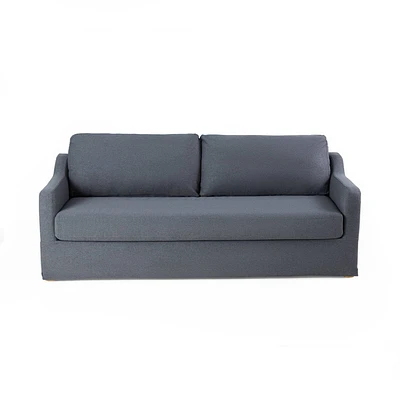 Brookside Home Nelle Sofa with Slipcover Charcoal