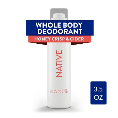 Native Limited Edition Whole Body Deodorant Spray - Honeycrisp & Cider - Aluminum Free - 3.5oz