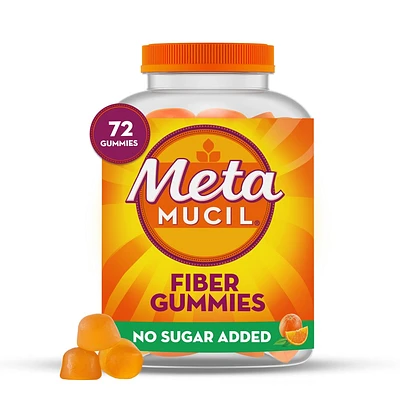 Metamucil Fiber Supplement Sugar-free Gummies - Orange - 72ct