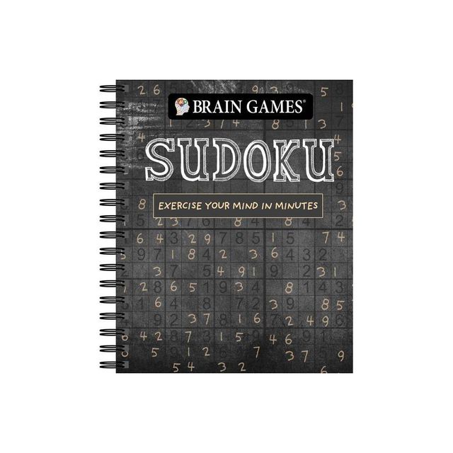 Brain Games - Sudoku (Chalkboard #1) - by Publications International Ltd & Brain Games (Spiral Bound)