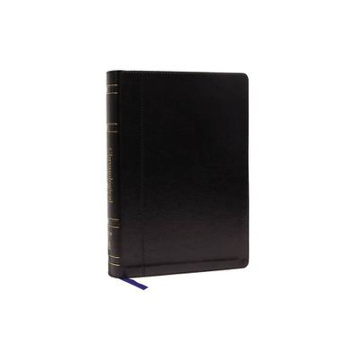 Niv, Chronological Study Bible, Leathersoft, Black, Comfort Print - by Thomas Nelson (Leather Bound)