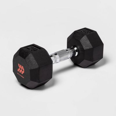 Hex Dumbbell 20lbs Black - All in Motion
