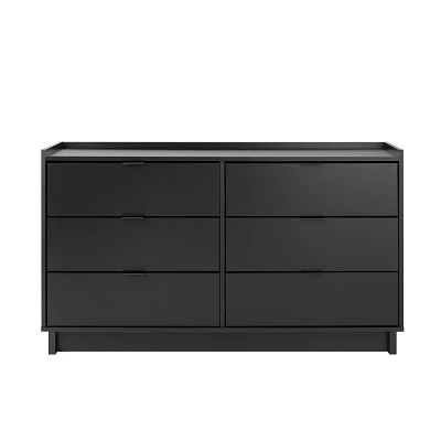 Prepac 52.5 Wide Simply Modern 6 Drawer Dresser