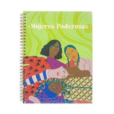 College Ruled 1 Subject Spiral Notebook 7.5x10 Mujeres Poderosas - West Emory