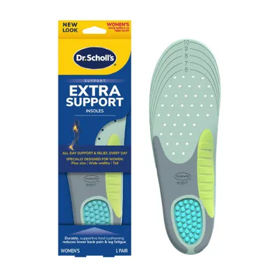 Dr. Scholls Extra Support Trim to Fit Inserts Insoles for Women - Size 6-11 - 1 pair