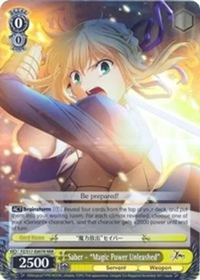 Saber - "Magic Power Unleashed" (RRR)