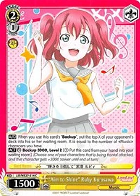 "Aim to Shine" Ruby Kurosawa