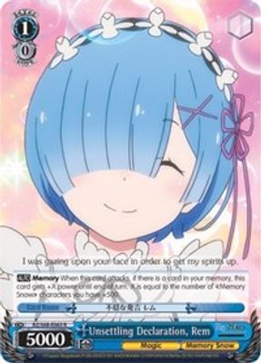 Unsettling Declaration, Rem