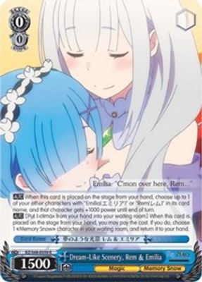 Dream-Like Scenery, Rem & Emilia