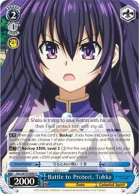 Battle to Protect, Tohka