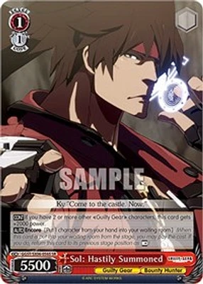 Sol: Hastily Summoned (SR)