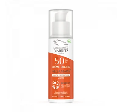 Creme Protetor Solar Bio Rosto Spf50 50 Ml. Laboratoires Biarritz