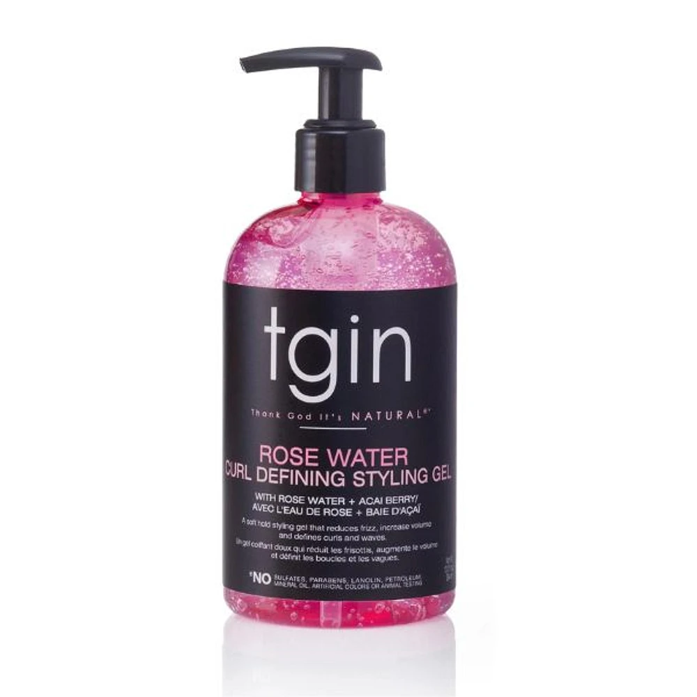 TGIN Rose Water Curl Defining Styling Gel
