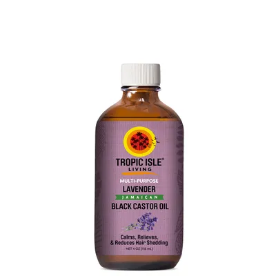 Tropic Isle Living Black Castor Oil lavender oz