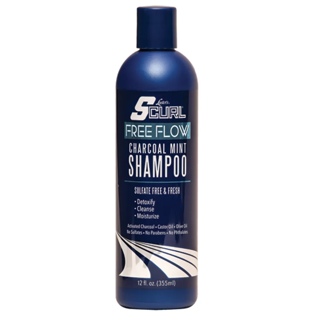 Scurl Free Flow Charcoal Mint Shampoo