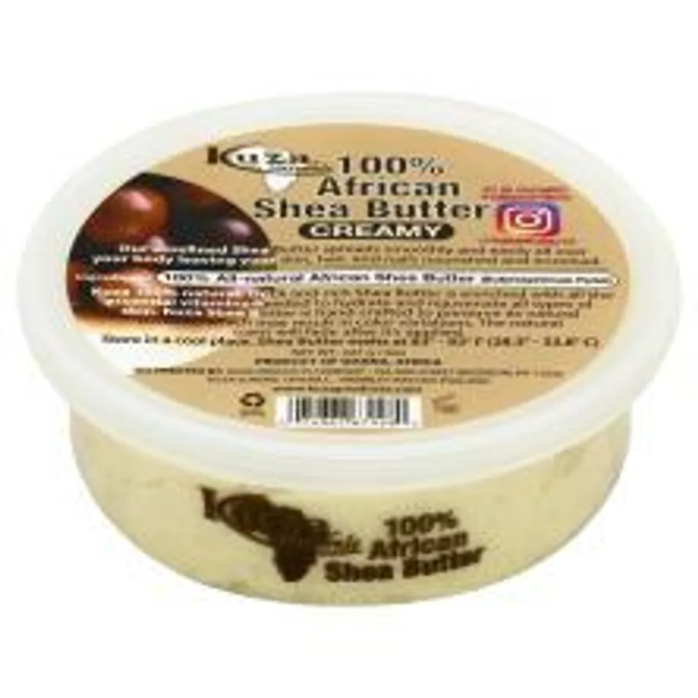 Kuza African Shea Butter Creamy White 8oz