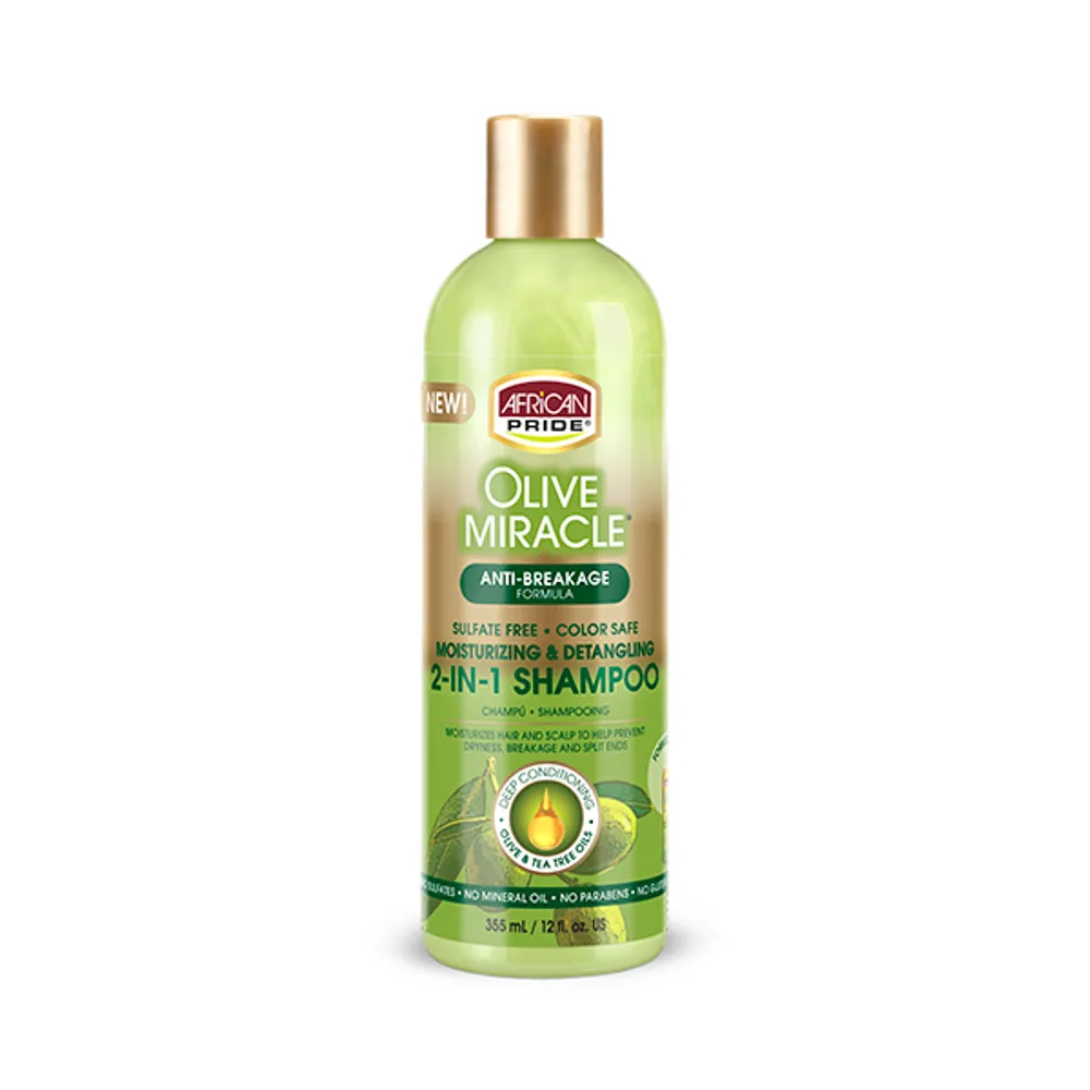 African Pride Olive Miracle 2 in 1 Shampoo & Conditioner