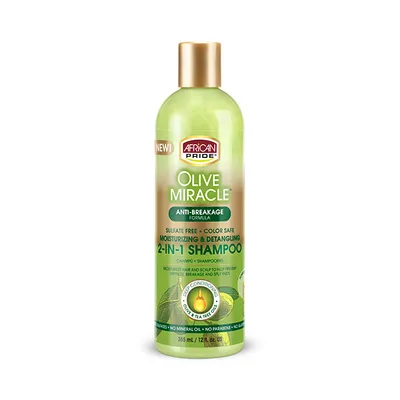 African Pride Olive Miracle 2 in 1 Shampoo & Conditioner