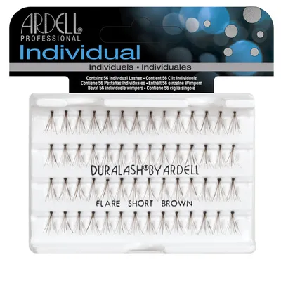 Ardell Professional Individual: flare short brown