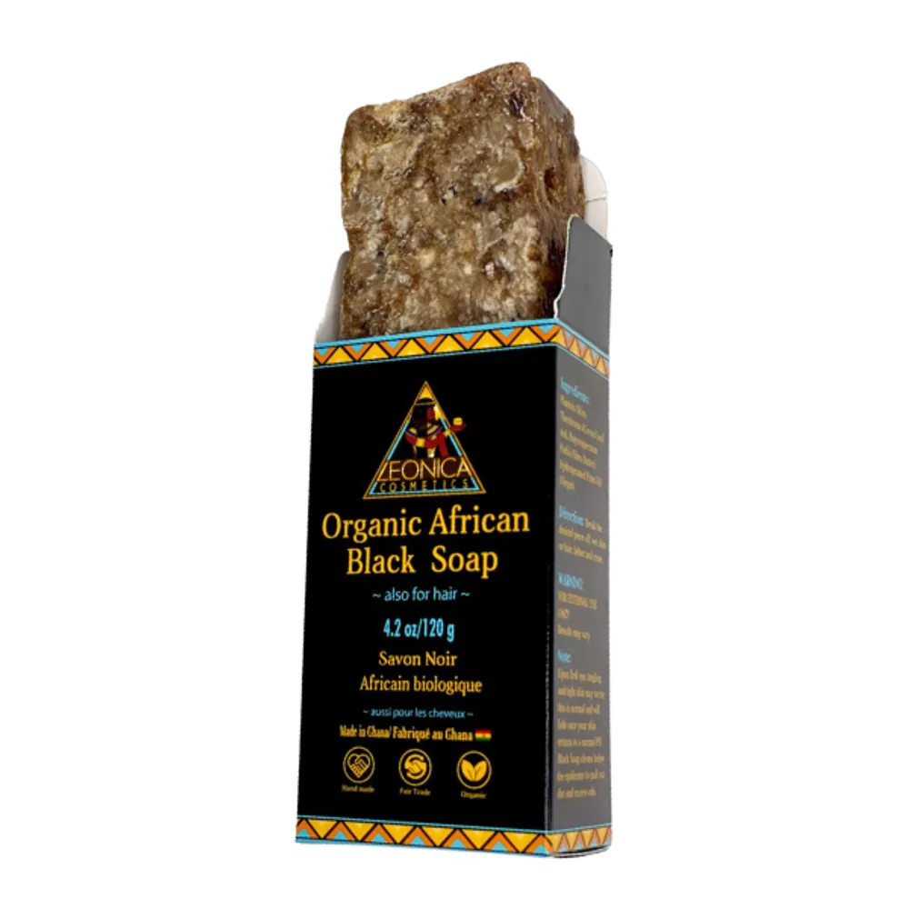 Leonica Cosmetics Organic African Black Soap