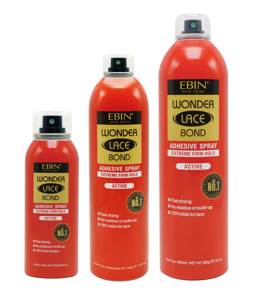 Ebin Wonder Lace Bond Wig Adhesive Spray - Extreme Firm Hold