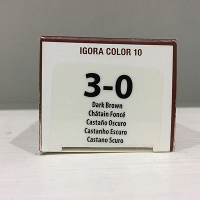 Schwarzkopf Igora Color 10: 3-0 Dark Brown