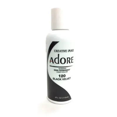 Adore Semi-Permanent Hair Color 120 Black Velvet
