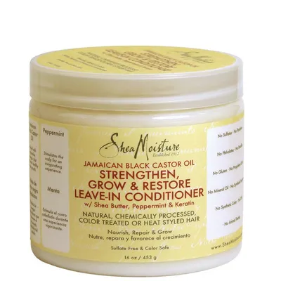 Shea Moisture Jamaican Black Castor Oil Strengthen, Grow & Restore Leave-In Conditioner