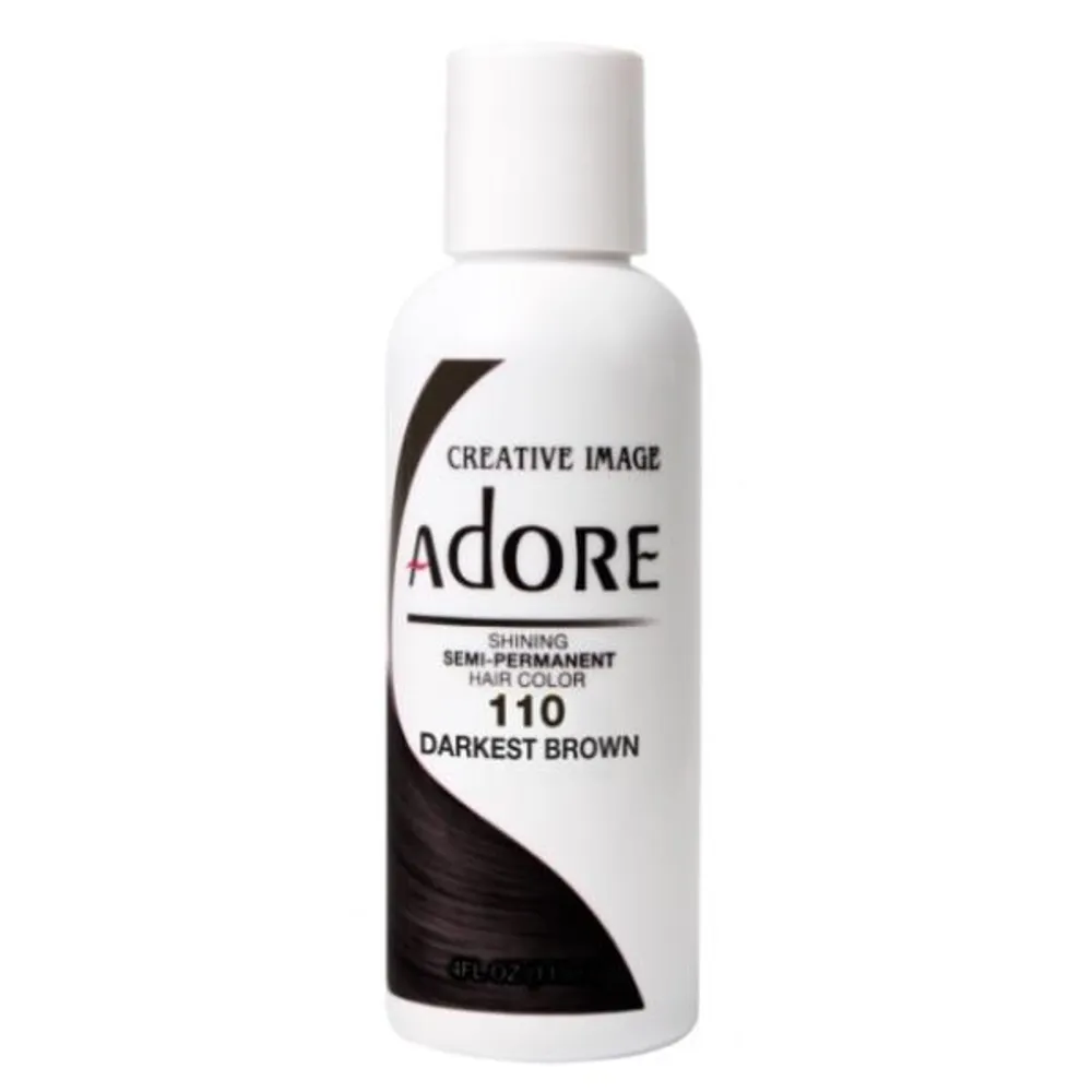 Adore Semi-Permanent Hair Color 110 Darkest Brown