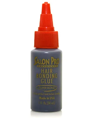 Salon Pro Black Hair Bonding Glue 1oz