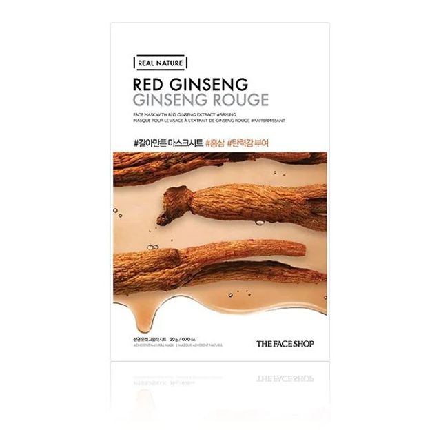 REAL NATURE Face Mask Red Ginseng