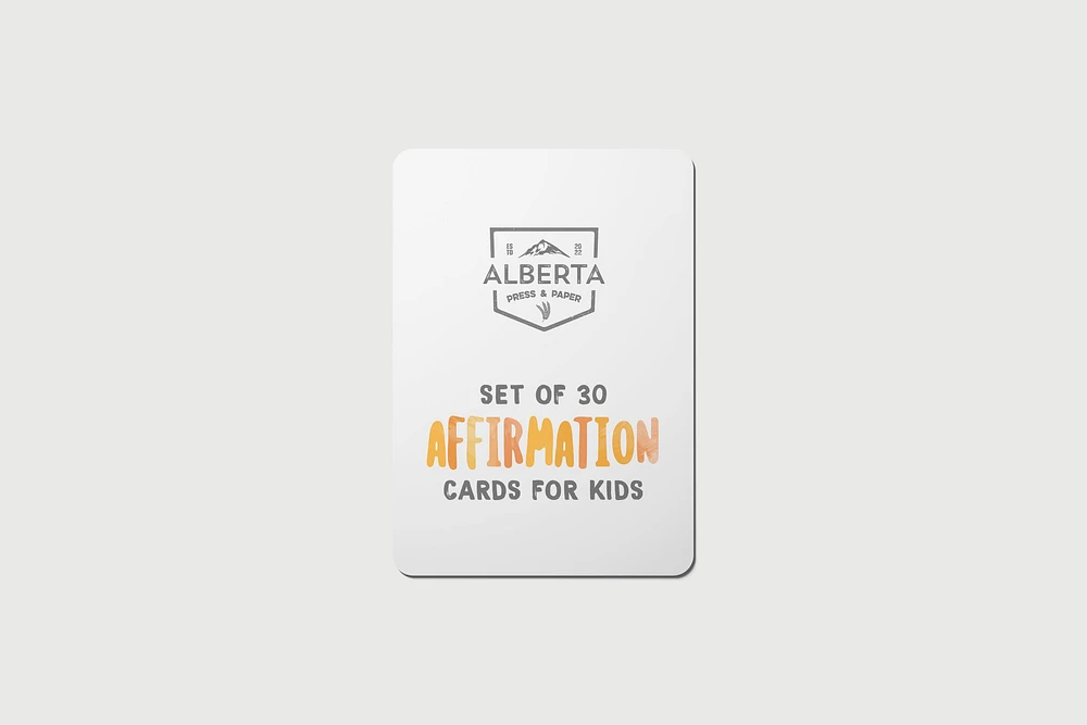 Affirmation Cards - Alberta Press and Paper